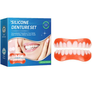 Cubierta Superior e Inferior <span class=keywords><strong>para</strong></span> Dientes Postizos, Carillas Perfect Smile, Ajuste Cómodo, Pasta Flexible <span class=keywords><strong>para</strong></span> Dentaduras, Aparatos Ortodóncicos <span class=keywords><strong>para</strong></span> Doble - Product Image 6