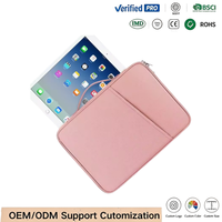 Housse pour ordinateur portable avec poche avant, légère, imperméable, en polyester, sac à main pour tablette, multi-tailles, pour l'école, le travail quotidien