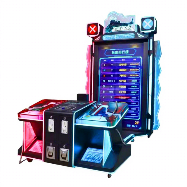 Coin-operated Arcade Simulator Machine Street Basketball Boxing Games Metal Plastic English 110/220V Weather Resistant LED Game