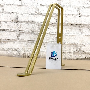 कास्ट आयरन शेल्फ ब्रैकेट धातु त्रिकोण शेल्फ समर्थन दीवार माउंट फ्लोटिंग शेल्फ ब्रैकेट - Product Image 4