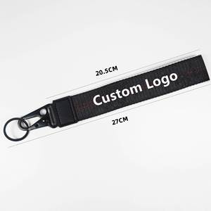 Compatible Wristlet Strap Classic Hand Wrist Pvc Clear Keychain <b>Lanyard</b> Chain With Zip Tie <b>Key</b> Holder <b>for</b> Men and Women Gift - Product Image 3