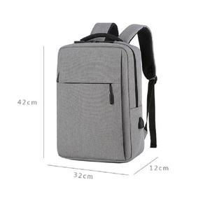 Sac à dos pour ordinateur portable en similicuir au design classique, avec cadre externe, unisexe, antivol, pour étudiants et professionnels - Product Image 5