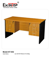 Bureau d'ordinateur moderne en bois Ekintop, table de bureau, mobilier de direction pour bureau à domicile, bureau d'appartement