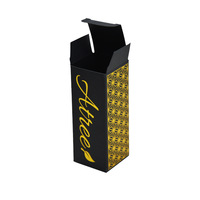 Logo personnalisé Faible QUANTITÉ MINIMALE DE COMMANDE Brun Kraft Papier Pliable Boîte Écologique Crème Pour Le Visage Boîtes D'emballage Pour Cosmétiques Pots Bouteilles Boîte
