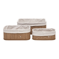 Boîte de rangement pliable en bambou en gros, boîte à mouchoirs en bambou faite à la main, écologique, naturelle, décoration pour la maison et la table