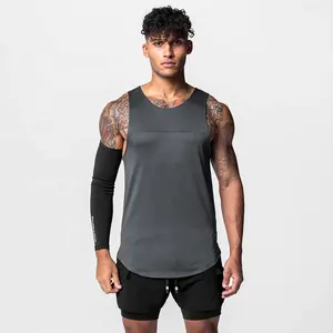 Vua McGreen Sao Thời Trang Đồng Bằng Thể Hình Chạy Phòng Tập Thể Dục Người Đàn Ông Tank Tops Tùy Chỉnh Trống Tank Top Trong Kho Droshipping