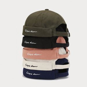 Custom Brimless Baseball Cap Summer Fashion Street Docker <b>Hat</b> With Custom Logo - Product Image 1