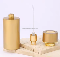 Botol Kemasan Makeup Mewah Label Pribadi Kustom Warna Matte Isi Ulang Botol Kaca Parfum Kosong 50ml