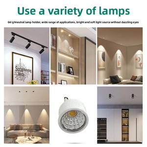 COB <span class=keywords><strong>G9</strong></span> <span class=keywords><strong>Ampoule</strong></span> <span class=keywords><strong>LED</strong></span> G4 3W 220V Capteur de projecteur en céramique Non Dimmable Bi Pin Base Pendentif Mur Plafond Éclairage Lustre Maison AC - Product Image 2