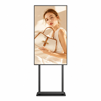 Écran d'affichage numérique LCD autoportant à rétroéclairage LED direct, panneau IPS haute luminosité 3000 Nits, 43/49/55 pouces