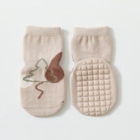 Chaussettes d'été antidérapantes pour bébé-Chaussettes de sol pour bébé fille-5 paires