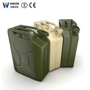 Factory price 5 Gallon 20 liter 20l Gas Diesel Fuel tank steel metal jerry can holder