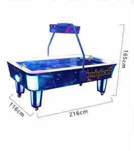 เครื่องเล่นเกมฮอกกี้อากาศแบบตั้งโต๊ะ ทำจากไม้และอะคริลิก พร้อมระบบตรวจจับการเคลื่อนไหว เชื่อมต่อ WiFi/USB รับประกัน 1 ปี - Product Image 2