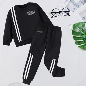 <span class=keywords><strong>Abbigliamento</strong></span> Casual per Bambini con Stampe di Personaggi, Set 2 Pezzi con Maniche Lunghe e Pantaloni Personalizzabili - Product Image 3