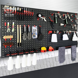 Panel <span class=keywords><strong>de</strong></span> Almacenamiento Multifuncional Resistente al Agua para Lavado <span class=keywords><strong>de</strong></span> Autos, Organizador <span class=keywords><strong>de</strong></span> Acero Resistente <span class=keywords><strong>a</strong></span> la Oxidación para Garaje/Armario, para Detallado Automotriz - Product Image 4