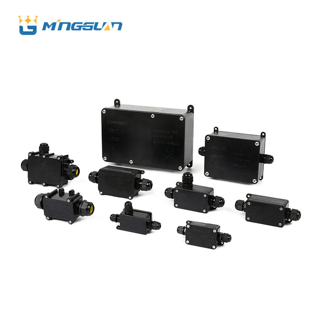 Watertight Junction Box, IP66 Waterproof Project Box Durable ABS Plastic Electronic Enclosure Case for DIY Electrical Project