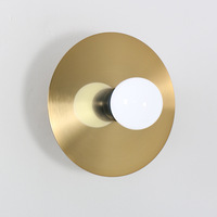 Applique murale moderne et simple pour intérieur, luminaire pour couloir, escalier, chambre à coucher, éclairage de plafond, luminaire LED doré, boule de verre