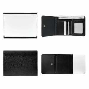 Sublimation Wallet Pu Blank Free DIY High-quality and Exquisite Enterprise Customized LOGO Business <b>Gift</b> Wholesale - Product Image 4