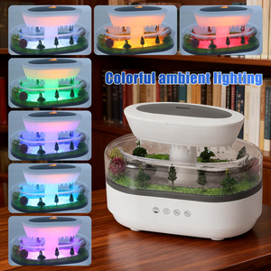 Intelligent <b>Ultrasonic</b> Raindrop Aromatherapy <b>Diffuser</b> with Fragrance Spray Air Humidifier Essential Oil Aromatherapy - Product Image 4