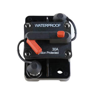 25-200A voiture <span class=keywords><strong>Auto</strong></span> Audio Marine RV bateau moteur DC batterie protection contre les surcharges porte-fusible disjoncteur interrupteur avec réinitialisation manuelle - Product Image 1