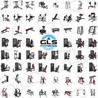 Máquina Multifuncional de Poleas Ajustables Dobles y Smith para Entrenamiento de Fuerza en Gimnasio