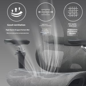 Chaise <span class=keywords><strong>de</strong></span> <span class=keywords><strong>bureau</strong></span> ergonomique moderne pivotante, confortable, pour ordinateur, chaise <span class=keywords><strong>de</strong></span> patron, chaise <span class=keywords><strong>de</strong></span> jeu en maille, <span class=keywords><strong>protection</strong></span> lombaire sédentaire, réglable - Product Image 4