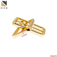 Gesper Geser Logam Grosir Berkualitas Tinggi, Cincin Adjustable untuk Tas Tangan, Konektor Tas Pakaian, Gesper untuk Ransel dan Dompet