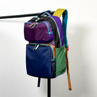 Sac à dos de voyage extérieur JIOU 26, nouveau style, Oxford, 36-55L, unisexe, écologique, patchwork, couleurs contrastées, ultra-léger