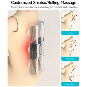 Portatile Shiatsu cuscino sedia massaggiante scorrevole posteriore per riscaldamento massaggiatore elettrico per alleviare il dolore accessori sportivi - Product Image 5