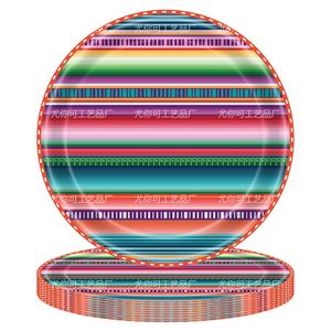Mexican Carnival Theme <b>Tablecloth</b> <b>Rectangle</b> Digital Printing Party Decor Birthday Celebration Venue Setup Props - Product Image 3