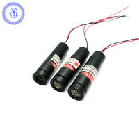 Module Laser, Angle de ventilateur à 120 degrés ligne rouge réglable 650nm 5mW 3-5v classe 2M