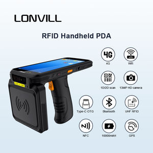 LONVILL بطارية طويلة العمر للغاية UHF RFID الصناعي أندرويد متين جهاز تجميع بيانات IP65 محمول باليد - Product Image 2