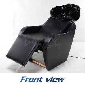 Fauteuil de lavage électrique moderne BonnieBeauty avec bac en fibre de verre et fonctions réglables pour hôtels et salons - Product Image 2