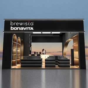 Tái sử dụng trong hơn 3 năm 6x6m 20x20ft hội chợ thương mại đứng triển lãm gian hàng triển lãm thương mại đơn giản Thiết lập stande Para FEIRA - Product Image 3