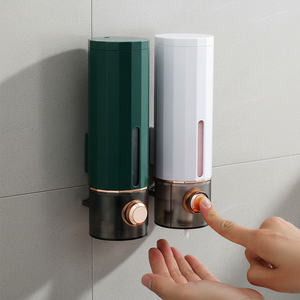 Dispenser <span class=keywords><strong>Automatico</strong></span> Moderno in Metallo da Parete per Sapone Liquido o Schiuma Bianco per Casa e Ufficio - Product Image 1