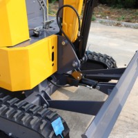 Livraison gratuite, mini-excavatrice compacte de 2,5 tonnes, moteur Kubota CE Euro 5 EPA, excavatrice sur chenilles pour la construction