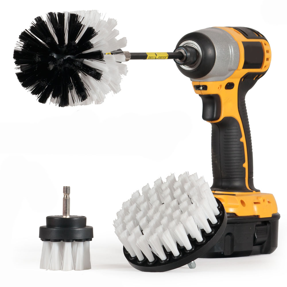 Custom Logo PP Car Cleaning Brush 3 Pcs Car Wash Brushes