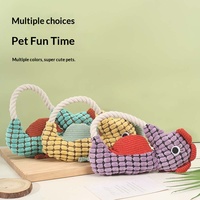 Jouet en peluche hippocampe en corde pour chien, durable, pour nettoyer les dents, pour le jeu de la corde, faible MOQ, logo personnalisé disponible