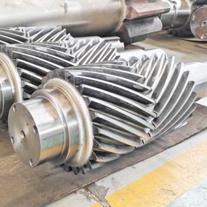 Factory Processed Herringbone Gear <b>Shaft</b> for Mine Oil Well Platform Hoisting Machines OEM Model Forging Structure Steel Spline - Product Image 5