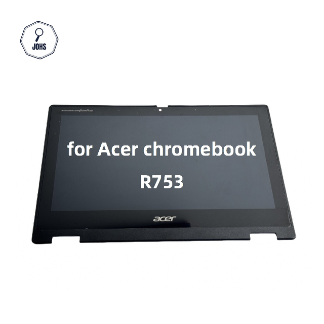 New Black 16:9 for Chromebook Spin R753 Touch Screen LCD and Bezel Assembly Replacement Laptop Parts 6M.A8ZN7.006
