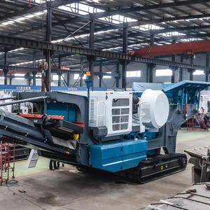 PE250X400 Portable Diesel Moteur Pierre Concasseur À Mâchoires Machine Nouvelle Condition Mobile Concasseur À Mâchoires Convoyeur D'alimentation Petit Moteur Engrenage PLC - Product Image 4