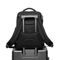Sac à dos pour ordinateur portable en nylon de haute qualité, durable, style classique professionnel, sac de voyage unisexe avec fermeture éclair, grande capacité