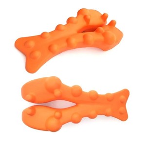Cervical Pillow EVA Woven Fabric Y-<b>shape</b> Portable Airplane Neck Support Acupressure <b>for</b> Neck Pain Relief - Product Image 6