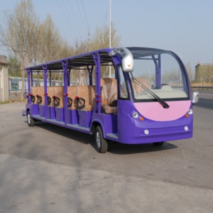 Voiture électrique 8 places à toit ouvert haute sécurité avec système de contrôle intégré pour les attractions touristiques - Product Image 5