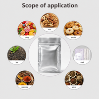 Sachets personnalisés à trois soudures pour flocons d'avoine et céréales petit-déjeuner aux saveurs de fruits variés, logo personnalisé disponible