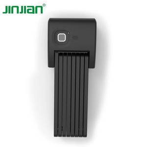 Antivol pliable en acier allié noir mat avec combinaison numérique pour vélo électrique - Product Image 1