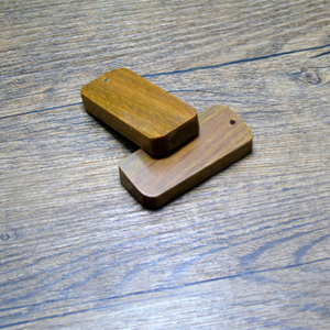 Colliers en gros L001S, breloques vierges pour gravure laser, accessoires, étiquettes en bois semi-finies, cadeaux promotionnels d'entreprise - Product Image 4