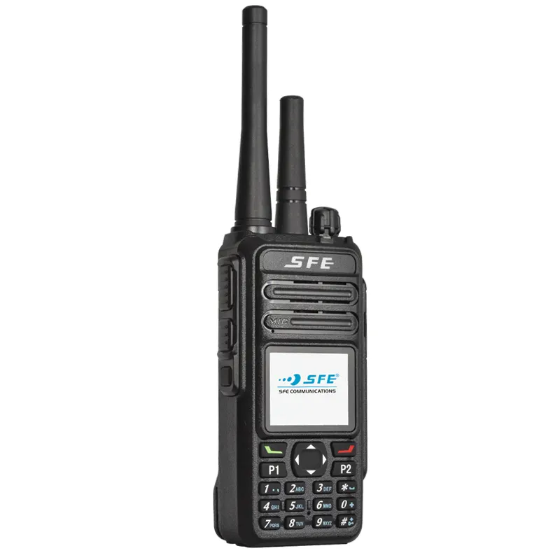 SFE SE820D PoC Radio Terintegrasi PoC (Tekan-To-Bicara Melalui Seluler LTE/WCDMA/GSM), DMR dan Analog untuk Menyediakan Jaringan Publik