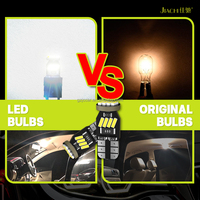 Ampoule LED JiaChi 2825 W5W T10 pour éclairage intérieur de voiture universel, lecture, sans erreur, non polarisée, DC12V, vente directe d'usine