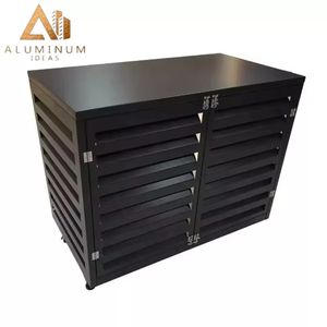 Penutup AC aluminium berlapis bubuk tahan cuaca luar ruangan untuk perlindungan pendingin udara - Product Image 3